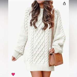 White Sweater Dress